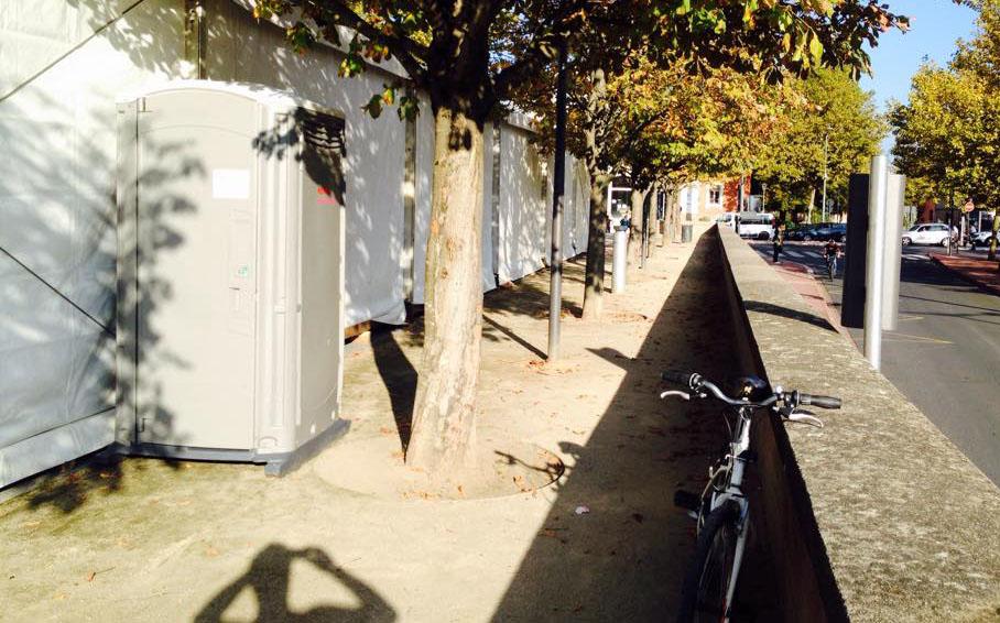 Installation toilette chantier près de Castres